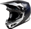 Formula S Carbon Legacy Helmet Blue Carbon/Silver Sm