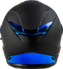 Sentinel Recon Helmet Matte Black/Blue Chrome Xl