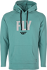 Fly Weekender Pullover Hoodie Sea Green/Grey 2x