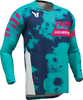 THOR Youth Launchmode Bleach Jersey - White/Aqua - 2XS 2912-2584