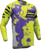 THOR Youth Launchmode Bleach Jersey - Gray/Acid - Small 2912-2580