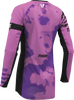 THOR Women's Launchmode Bleach Jersey - Black/Orchid - Large 2911-0343