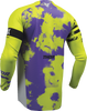 THOR Youth Launchmode Bleach Jersey - Gray/Acid - 2XS 2912-2578