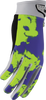 THOR Launchmode Bleach Gloves - Gray/Acid - Small 3330-8320