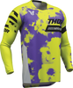 THOR Launchmode Bleach Jersey - Gray/Acid - Large 2910-8402