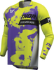 THOR Launchmode Bleach Jersey - Gray/Acid - Large 2910-8402
