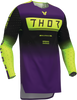 THOR Sportmode Geo Jersey - Black/Purple - Small 2910-8742