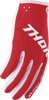 THOR Youth Ridemode Static Gloves - Red - XS 3332-1926
