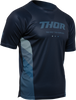 THOR Assist React Short-Sleeve Jersey - Midnight/Teal - Large 5120-0183