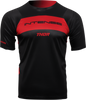 THOR Intense Assist Dart Short-Sleeve Jersey - Black/Red - XS 5120-0150