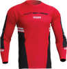 THOR Intense Assist Berm Long-Sleeve Jersey - Red/Black - Large 5020-0231
