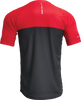 THOR Intense Assist Censis Short-Sleeve Jersey - Red/Black - Large 5020-0207