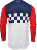 THOR Hallman Differ Cheq Jersey - White/Red/Blue - 2XL 2910-6581