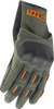 THOR Range Gloves - Army/Orange - Medium 3330-8265
