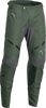 THOR Terrain In-the-Boot Pants - Army Green/Charcoal - US 34 2901-10432
