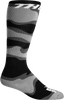 THOR Youth MX Camo Socks - Gray/White - Size 1-6 3431-0659