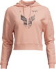 THOR Women's Iconic Pullover Crop Hoodie - Pink - Large 3051-1251