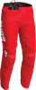 THOR Youth Sector Minimal Pants - Red - US 24 2903-2016
