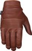 FIST HANDWEAR Road Warrior Leather Gloves - Tan - 2XS RW002XXS
