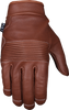 FIST HANDWEAR Road Warrior Leather Gloves - Tan - XS RW002XS