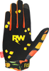 FIST HANDWEAR Lil Fists Strapped R-Willy Red Label Mango Madness Gloves - Medium F-GLF-01521-M