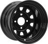ITP Delta Steel 12x7 / 4/137 BP / 4+3 Offset Black Wheel