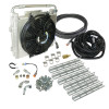 BD Diesel Xtrude Double Stacked Transmission Cooler Kit - Universal 1/2in Tubing