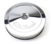 Edelbrock Air Cleaner Pro-Flo Series Round Steel Top Paper Element 10In Dia X 3 5In Chrome