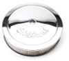 Edelbrock Air Cleaner Pro-Flo Series Round Steel Top Paper Element 14In Dia X 3 75In Dropped Base