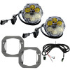Nacho Lighting Jeep JL/JT SAE Combo White Plug N Play Fog Light Kit (1pc Bumper Kit)