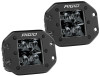 Rigid Industries D2 - Midnight Edition Flush Mount Spot Lights