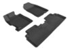 3D MAXpider 2006-2011 Honda Civic Sedan Kagu 1st & 2nd Row Floormat - Black