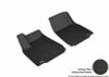 3D MAXpider 2016-2020 Tesla Model X Kagu 1st Row Floormat - Black