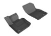3D MAXpider 2014-2019 Mini Hardtop 2-Door/Convertible Kagu 1st Row Floormat - Black