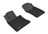 3D MAXpider 2017-2019 Infiniti Q60 Kagu 1st Row Floormat - Black