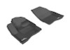 3D MAXpider 2010-2019 Ford Taurus Kagu 1st Row Floormat - Black