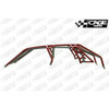 CageWRX Polaris RZR PRO XP "SUPER SHORTY" 4-Door Assembled Roll Cage with Roof (Raw)