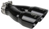 aFe Takeda 2.5in 304 Stainless Steel Clamp-on Exhaust Tip 2.5in Inlet 3in Dual Outlet - Black