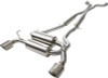aFe Takeda 2-1/2in 304SS Cat-Back Exhaust Infiniti G37 08-13/Q60 14-15 V6-3.7 w/ Polished Tips