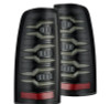 AlphaRex 99-06 Chevrolet Silverado Sierra LUXX-Series LED Tail Lights Alpha-Black