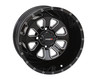 St4 Wheel 14x7 2+5 ( 47mm) 4/110 Gloss Black/Machined