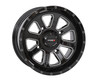 St4 Wheel 14x7 4+3 (+10mm) 4/110 Gloss Black/Machined