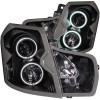 ANZO 2003-2007 Cadillac CTS Projector Headlights w/ Halo Black (CCFL)