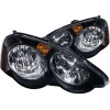 ANZO 2002-2004 Acura RSX Crystal Headlights Black