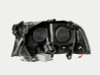 ANZO 1997-2004 Dodge Dakota Projector Headlights w/ Halo Black 1 pc