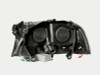 ANZO 1997-2004 Dodge Dakota Projector Headlights w/ Halo Black 1 pc