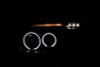 ANZO 1995-2001 Ford Explorer Projector Headlights w/ Halo Black 1 pc