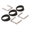 Autometer or Autogage 2-1/16in Black Angle Rings -- 3 Pack