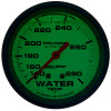 Autometer Ultra-Nite 2-5/8in 140-280 Degree Liquid Filled Mechanical Glow In Dark Water Temp Gauge