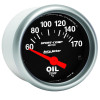 Autometer Sport-Comp 52mm 60-170 Degree Short Sweep Electronic Oil Temperature Gauge